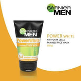 Garnier Men Power White Anti-Dark Cells Fairness Face Wash 100gm saffronskins.com™